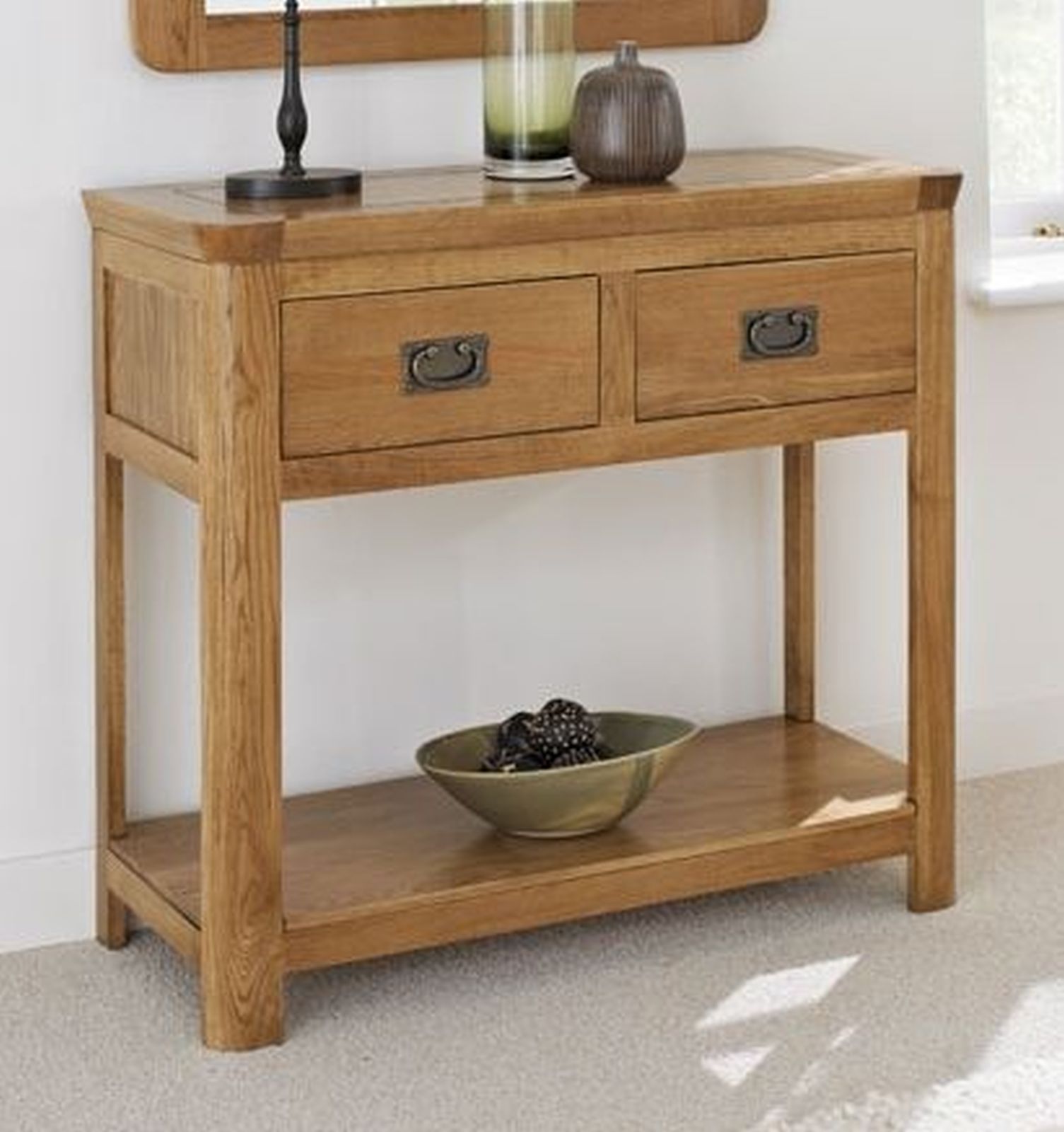 Artisan solid oak bedroom furniture console hallway hall table eBay